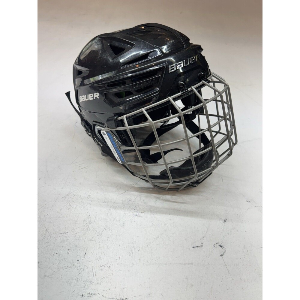 Bauer Re-Akt 155 Hockey Helmet Black w/ Face Mask HECC CSA 2023 Size Small